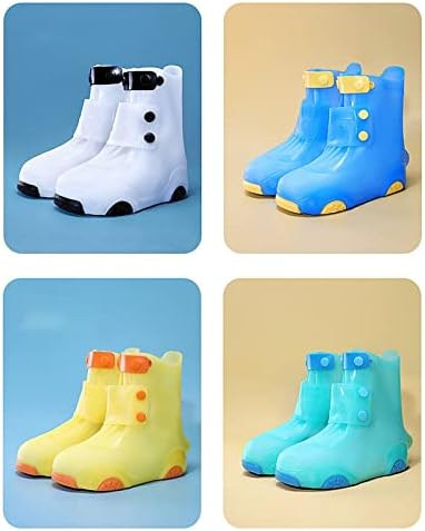 כיסויי נעלי גשם | כיסויי נעליים של מגפי גשם לבנים ובנות | גלושס לשימוש חוזר מפעיל נעלי חוץ לילדים